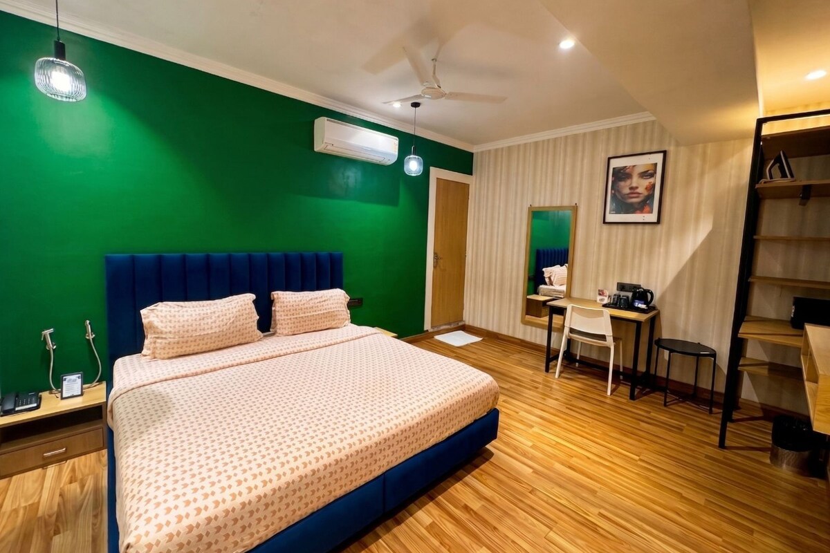 Habitación estándar doble | Tabla de planchar con plancha y wifi gratis