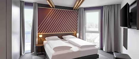 Chambre double (French bed) | Accès au Wi-Fi (inclus)