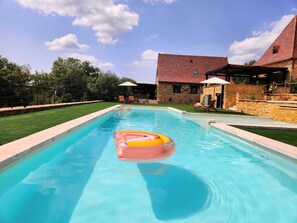 AuĂenpool, beheizter Pool
