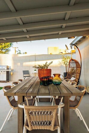 Opções para refeição ao ar livre