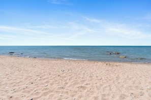 On the beach
