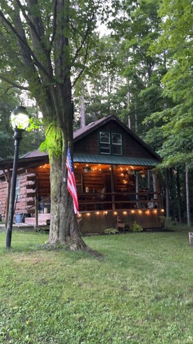 Camp Believe It is a secluded cabin with 50 acres of hiking trails!