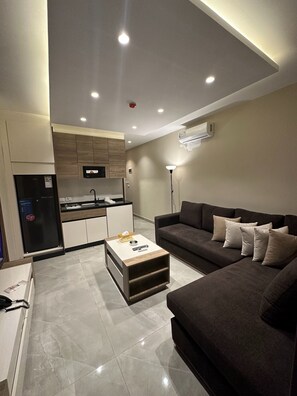Apartment, 1 Bedroom, Accessible, Smoking | Living room - 101 Al-najeh JRE Apartments For Rent ave (Amman)