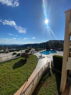Apartment, 2 Bedrooms, Balcony, Garden View | Pool | Outdoor pool