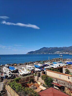 Deluxe Double Room, Sea View | Water view - Le Barchette B&B (Salerno)