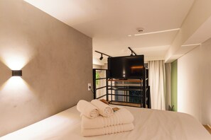 Appartement | Verduisterende gordijnen, een strijkplank/strijkijzer, gratis wifi
