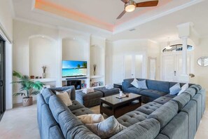 TV, stereo, offices