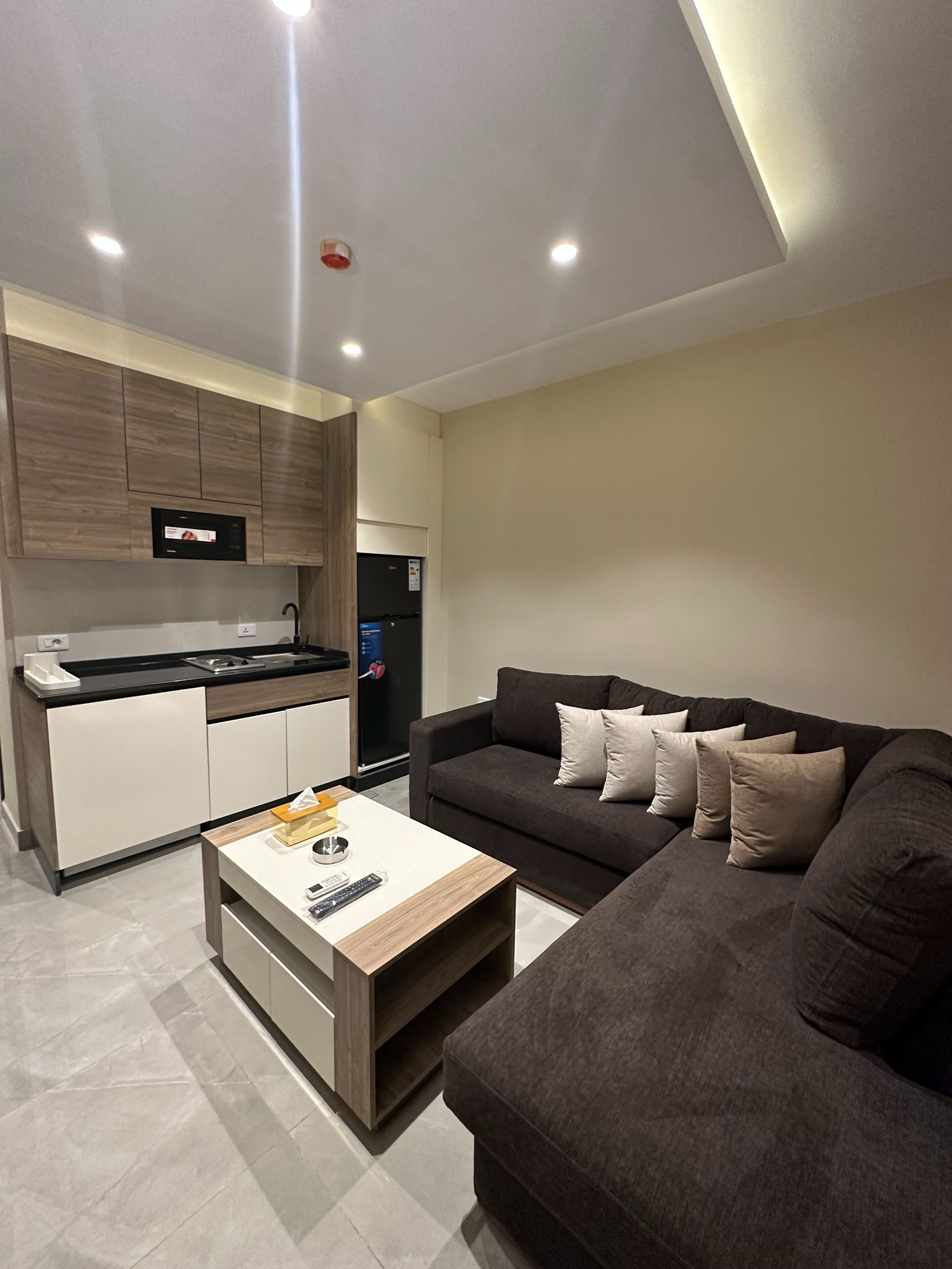 Apartment, 1 Bedroom, Accessible, Smoking | Living room