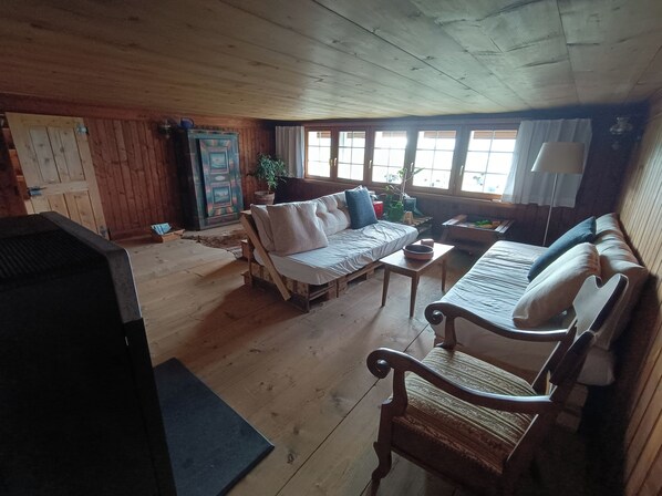 Living area - Vacation apartment Panoramablick (9050 Appenzell)
