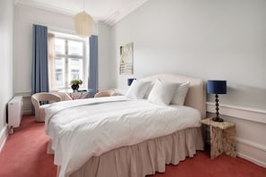 Luxury Apartment, City View | Blackout drapes, iron/ironing board, free WiFi