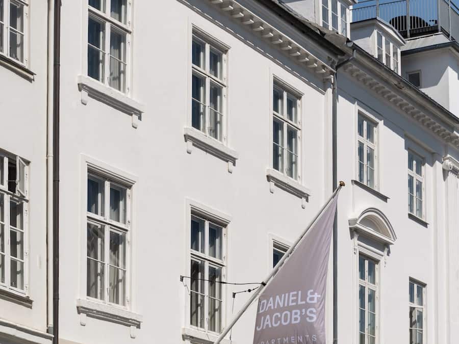 Voorkant van accommodatie