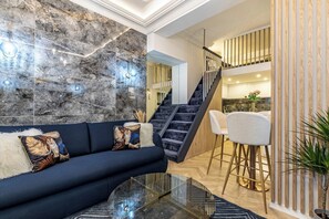 Living area - Studio Ile Saint-Louis (Paris)