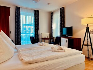 Comfort dubbelrum | MörklÀggningsgardiner och gratis wi-fi