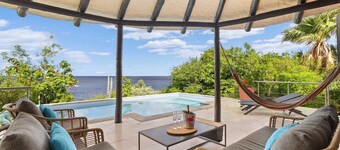 Villa La Brisa with a tropical garden, private pool and spectacular views