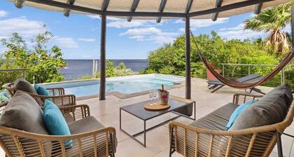 Villa La Brisa with a tropical garden, private pool and spectacular views