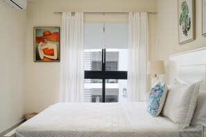 1 bedroom, iron/ironing board, Internet, bed sheets