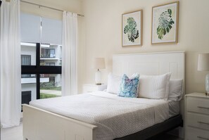 1 bedroom, iron/ironing board, internet, bed sheets