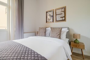1 bedroom, iron/ironing board, free WiFi, bed sheets - Blueground | Holešovice, balcony, nr Vltava (PRG-61) (Prague)