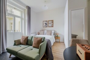 Strykjärn/strykbräda, gratis wi-fi och sängkläder