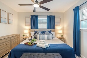2 Schlafzimmer, Reisekinderbett, kostenloses WLAN, Bettwäsche