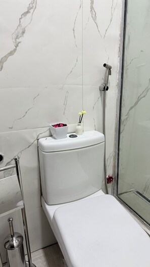 Shower, bidet, towels, toilet paper - 2BR Apartment in Lekki Phase 1/WIFI/24/7 POWER (Lekki)