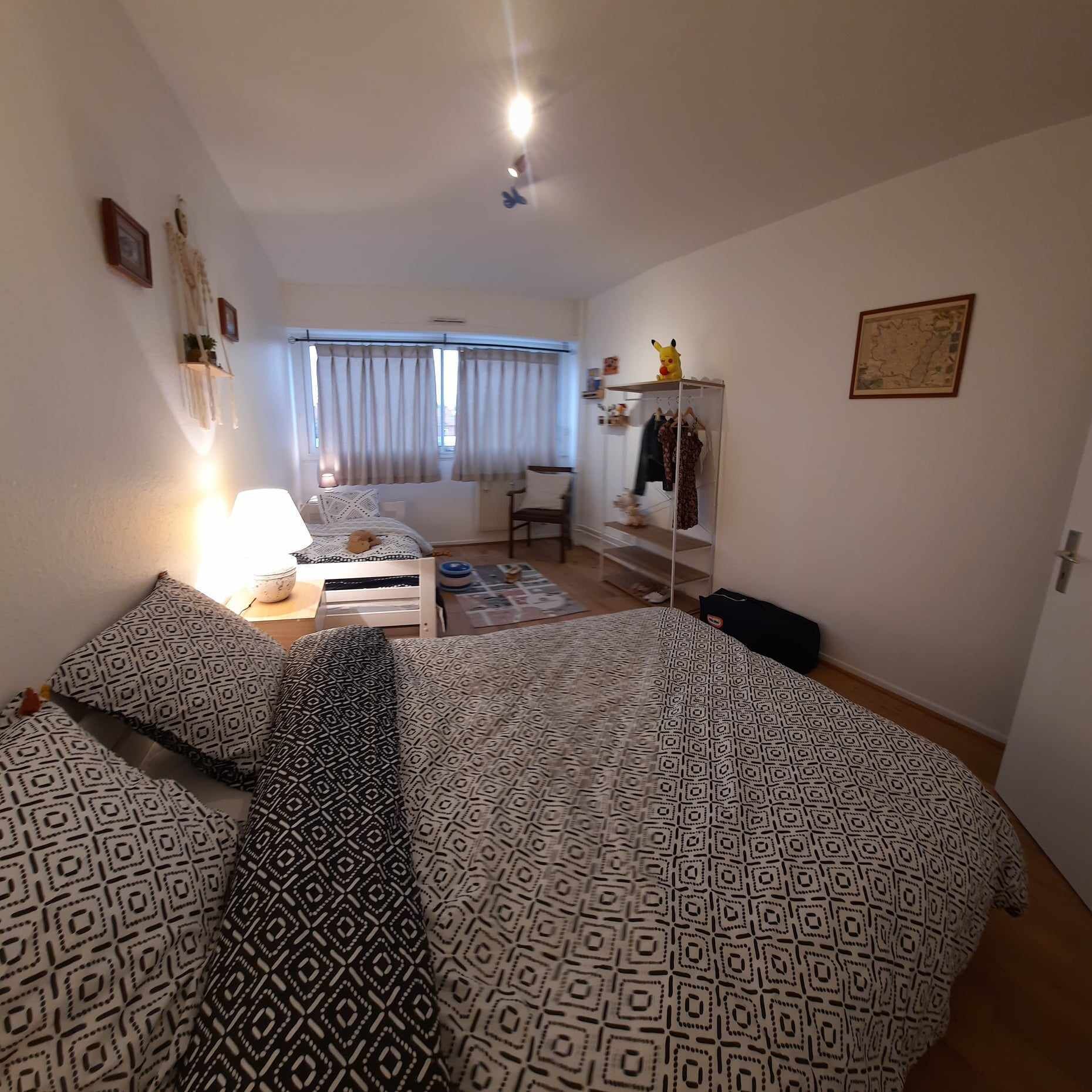 2 chambres, bureau, fer et planche à repasser, Wi-Fi gratuit