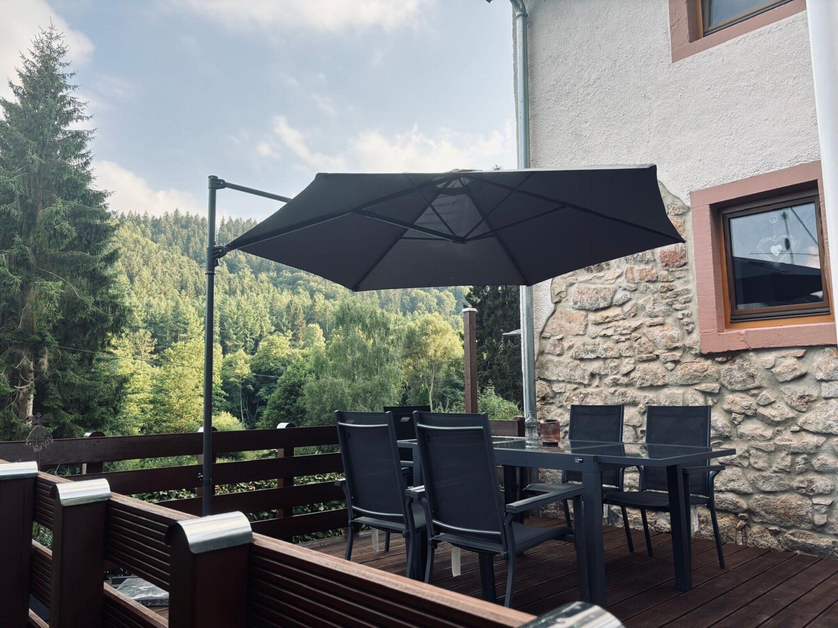 Ferienhaus | Balkon