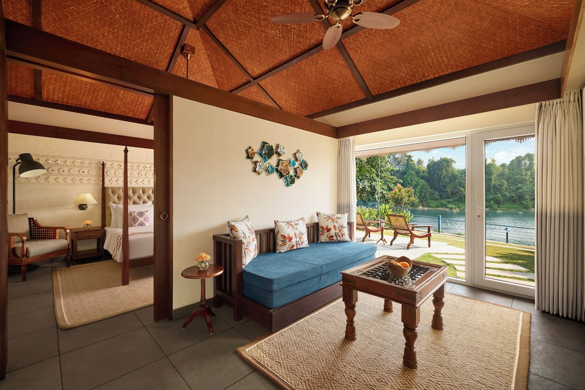 Suite, Multiple Beds, River View, Garden Area | Egyptian cotton sheets, premium bedding, down comforters
