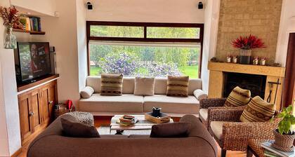 Cozy country house with spectacular view of the mountains of Villa de Leyva.