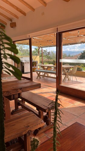 Cozy country house with spectacular view of the mountains of Villa de Leyva.