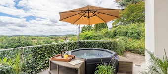 Apartment with view of the Loire, Large terrace, Parking