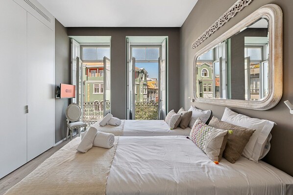 1 غرفة نوم ومكواة/لوح كي وخدمة الإنترنت وملاءات أسرّة