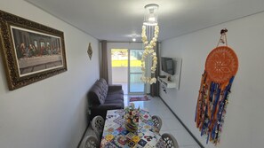 Appartement, vue jardin | Coin séjour