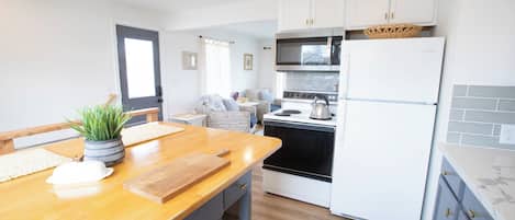 Microwave, oven, stovetop