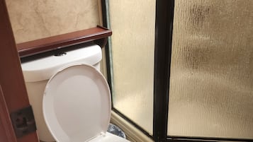 Towels, soap, toilet paper