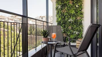 Deluxe Apartment, City View | Balcony view