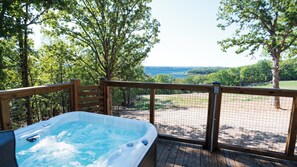 Luxury dome, lake view | Terrace/patio