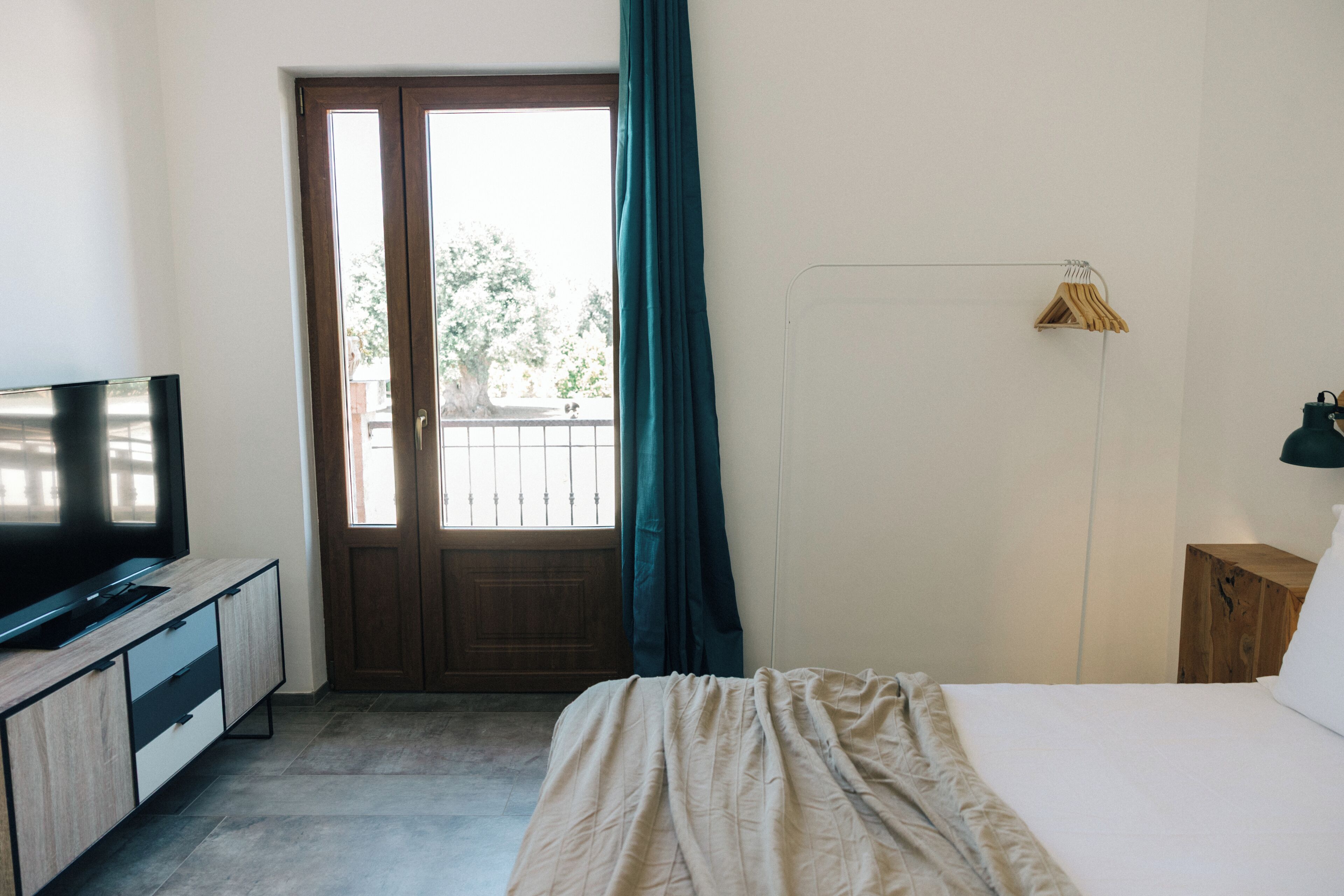 Apartment, 1 Queen-Bett und Schlafsofa, Poolzugang, Blick auf den Innenhof | Ausblick vom Zimmer