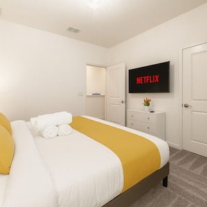 Basic dubbelrum - 1 kingsize-sÀng - icke-rökare - privat badrum | Allergitestade sÀngklÀder, gratis wi-fi och sÀngklÀder