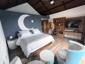 Comfort Chalet | Premium bedding, laptop workspace, WiFi (free) - La Colina resort (La Vega)