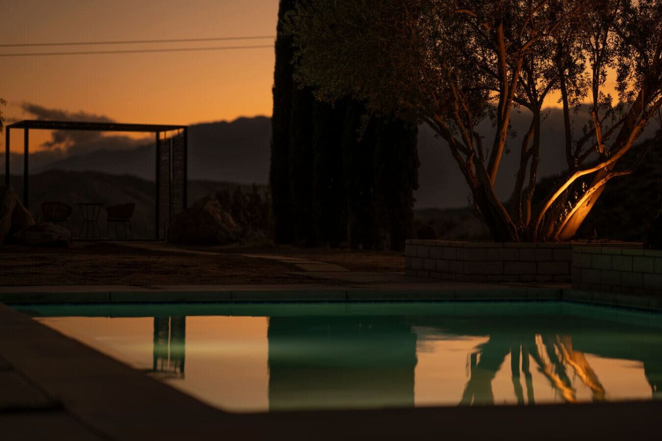 Alberca al aire libre 