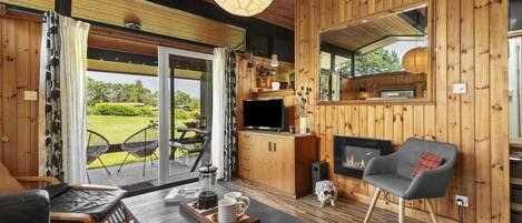 Fernseher, DVD-Player, Bücher