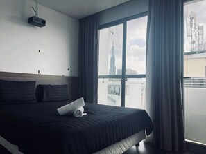 Deluxe-Apartment, 1 Schlafzimmer, Stadtblick | Blick auf die Stadt