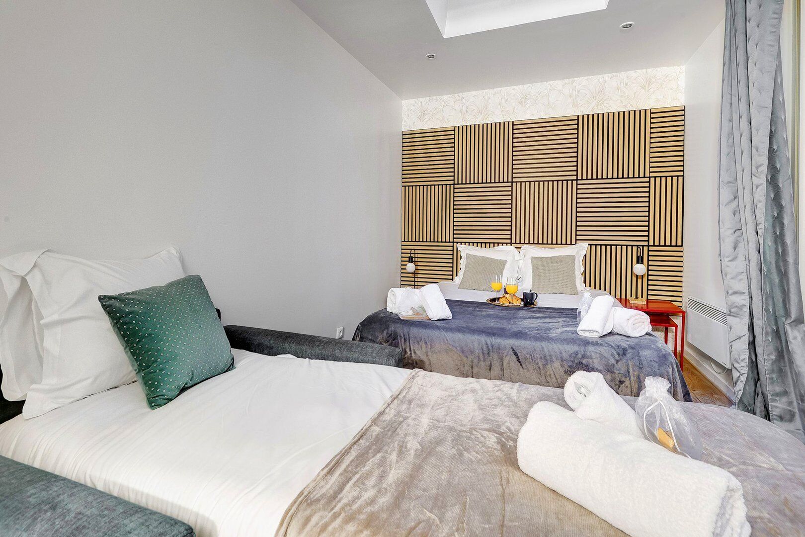 Accès Internet, draps fournis