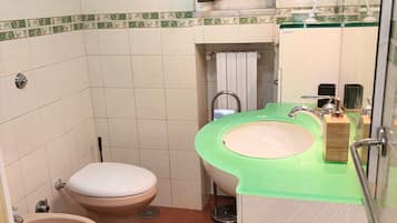 Towels, soap, toilet paper