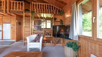 Een televisie en een dvd-speler