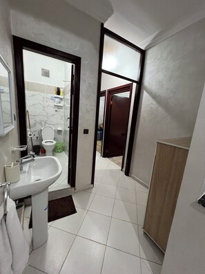 Towels, soap, toilet paper