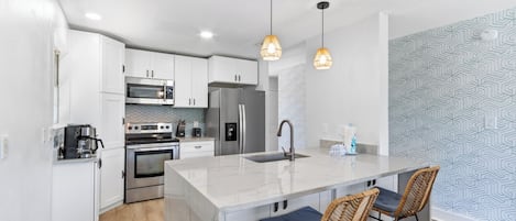 Appart'hÎtel Familial, 2 chambres, non-fumeur, vue jardin | Cuisine privée