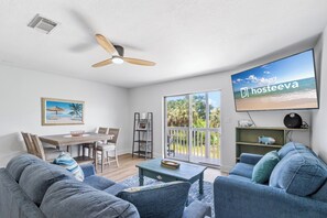 Appart'hôtel Familial, 2 chambres, non-fumeur, vue jardin | Salle de séjour