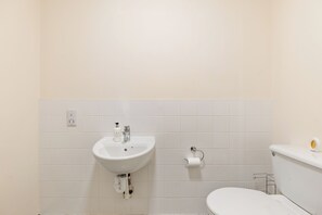 Towels, soap, toilet paper